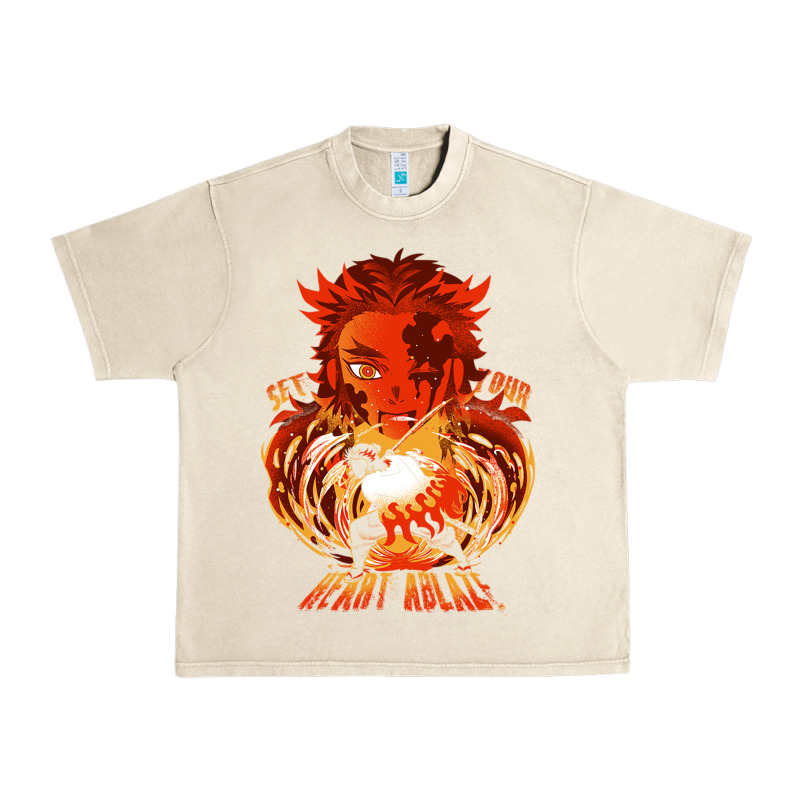 Set Your Heart Ablaze Urban Heavy Tee by linhVisuals | Teevron