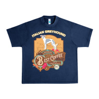 Navy mom t  shirt italian greyhound best coffee   dog owner coffee lover gi Urban Heavy Tee - linhVisuals