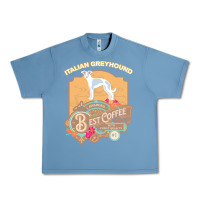 Pebble Blue mom t  shirt italian greyhound best coffee   dog owner coffee lover gi Urban Heavy Tee - linhVisuals