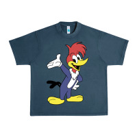 Midnight Navy woody woodpecker Urban Heavy Tee - linhVisuals