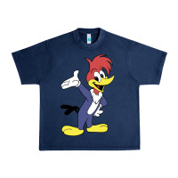 Navy woody woodpecker Urban Heavy Tee - linhVisuals
