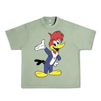 Oil Green woody woodpecker Urban Heavy Tee - linhVisuals
