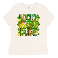 Bone Lucky Dude Ladies Tee - CowhideDigitalArt