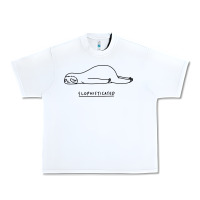 White Funny Animal Sloth SLOPHISTICATED Urban Heavy Tee - linhVisuals