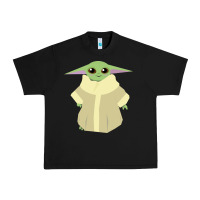Black Baby Grogu Legend Urban Heavy Tee - linhVisuals