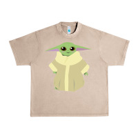 French Oak Baby Grogu Legend Urban Heavy Tee - linhVisuals