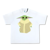 White Baby Grogu Legend Urban Heavy Tee - linhVisuals