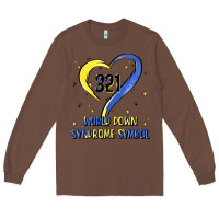 Chestnut world down syndrome symbol Long Sleeve Tee - Artiststas