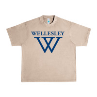 French Oak Wellesley College Urban Heavy Tee - linhVisuals