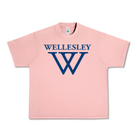 Salmon Wellesley College Urban Heavy Tee - linhVisuals
