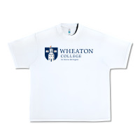 White Wheaton College Urban Heavy Tee - linhVisuals