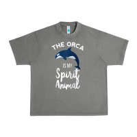 Tornado orca spirit animal killer whale ocean sea marine funny water raglan ba Urban Heavy Tee - linhVisuals