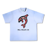 Grape Ice mill valley, california native american orca killer whale raglan baseb Urban Heavy Tee - linhVisuals