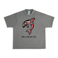 Tornado mill valley, california native american orca killer whale raglan baseb Urban Heavy Tee - linhVisuals