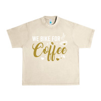 Sandshell we bike for coffee t shirt Urban Heavy Tee - linhVisuals