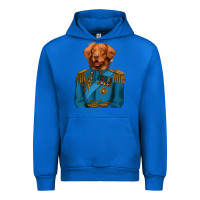 Cobalt Golden Retriever Dog Portrait,Custom Pet Portraits,Renaissance Dog Urban Hoodie - RanaPortraitStore