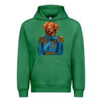 Emerald Golden Retriever Dog Portrait,Custom Pet Portraits,Renaissance Dog Urban Hoodie - RanaPortraitStore