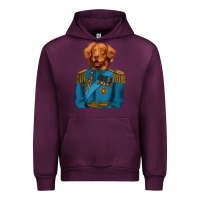 Mauve Wine Golden Retriever Dog Portrait,Custom Pet Portraits,Renaissance Dog Urban Hoodie - RanaPortraitStore