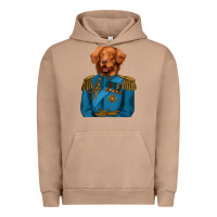 Pigment Burro Golden Retriever Dog Portrait,Custom Pet Portraits,Renaissance Dog Urban Hoodie - RanaPortraitStore