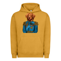 Pigment Peanut Butter Golden Retriever Dog Portrait,Custom Pet Portraits,Renaissance Dog Urban Hoodie - RanaPortraitStore