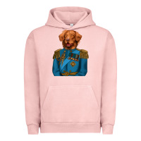 Pigment Salmon Golden Retriever Dog Portrait,Custom Pet Portraits,Renaissance Dog Urban Hoodie - RanaPortraitStore