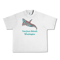 Lunar Rock san juan islands upward orca killer whale native american raglan baseb Urban Heavy Tee - linhVisuals