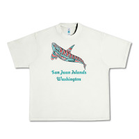 Pistachio san juan islands upward orca killer whale native american raglan baseb Urban Heavy Tee - linhVisuals