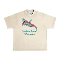 Sandshell san juan islands upward orca killer whale native american raglan baseb Urban Heavy Tee - linhVisuals