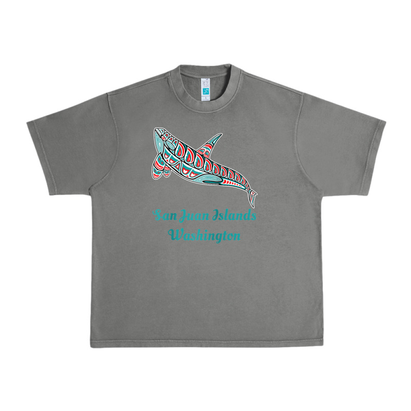 San Juan Islands Upward Orca Killer Whale Native American Raglan Baseb Urban Heavy Tee by linhVisuals | Teevron