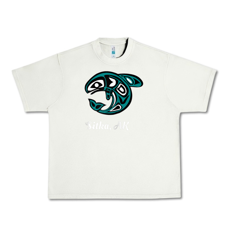 Sitka Alaska Native American Tribal Orca Killer Whale Raglan Baseball Urban Heavy Tee by linhVisuals | Teevron