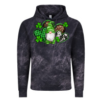 Cloud Black st patricks day gnome with western hearts Vintage Hoodie - Artiststas