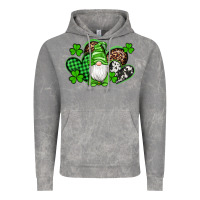 Cloud Rock st patricks day gnome with western hearts Vintage Hoodie - Artiststas