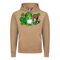 Vintage Coffee st patricks day gnome with western hearts Vintage Hoodie - Artiststas