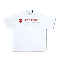 White stanford school of medicine Urban Heavy Tee - linhVisuals
