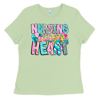 Matcha Nursing is a work of heart Ladies Tee - CowhideDigitalArt
