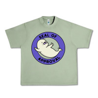 Oil Green seal of approval baby art Urban Heavy Tee - linhVisuals