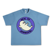 Pebble Blue seal of approval baby art Urban Heavy Tee - linhVisuals