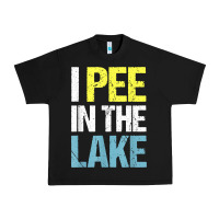 Black i pee in the lake funny summer vacation t shirt Urban Heavy Tee - linhVisuals