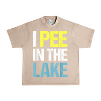 French Oak i pee in the lake funny summer vacation t shirt Urban Heavy Tee - linhVisuals
