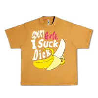 Peanut Butter sorry girls i suck dick Banana Urban Heavy Tee - linhVisuals