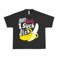 Pigment Black sorry girls i suck dick Banana Urban Heavy Tee - linhVisuals