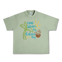 Oil Green now where's my cabana boy, beach palm tree coconut t shirt Urban Heavy Tee - linhVisuals
