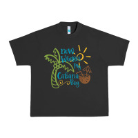 Pigment Black now where's my cabana boy, beach palm tree coconut t shirt Urban Heavy Tee - linhVisuals