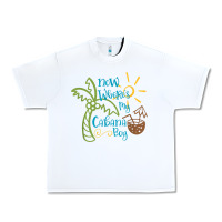 White now where's my cabana boy, beach palm tree coconut t shirt Urban Heavy Tee - linhVisuals