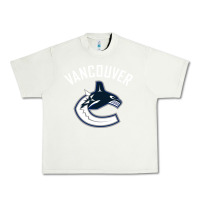 Pistachio canucks white Urban Heavy Tee - linhVisuals