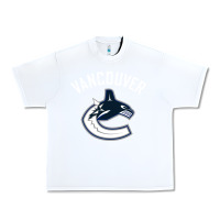 White canucks white Urban Heavy Tee - linhVisuals