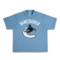 Pebble Blue canucks white Urban Heavy Tee - linhVisuals