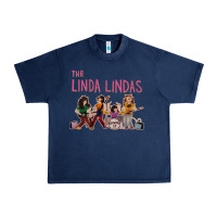 Navy growing up   the linda lindas Urban Heavy Tee - linhVisuals