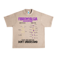 French Oak fibromyalgia awareness do not judge what you dont understand Urban Heavy Tee - linhVisuals