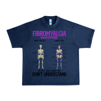 Navy fibromyalgia awareness do not judge what you dont understand Urban Heavy Tee - linhVisuals